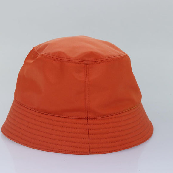 PRADA Fischerhut Nylon L Orange Auth 88334V