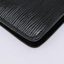 LOUIS VUITTON Epi Montaigne 23 Clutch Bag Black M52662 LV Auth 88335-11