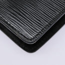 LOUIS VUITTON Epi Montaigne 23 Clutch Bag Black M52662 LV Auth 88335-12