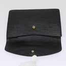 LOUIS VUITTON Epi Montaigne 23 Clutch Bag Black M52662 LV Auth 88335-14