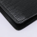 LOUIS VUITTON Epi Montaigne 23 Clutch Bag Black M52662 LV Auth 88335-9