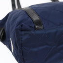 PRADA Shoulder Bag Nylon Navy Silver Auth 88342-16