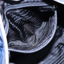 PRADA Shoulder Bag Nylon Navy Silver Auth 88342-21