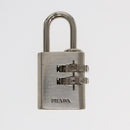 PRADA Shoulder Bag Nylon Navy Silver Auth 88342-22