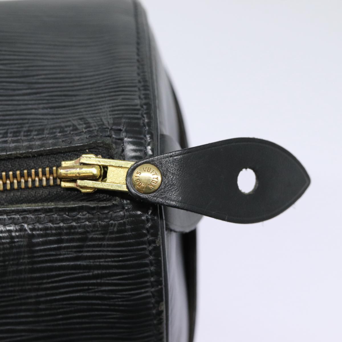 LOUIS VUITTON Epi Speedy 30 Hand Bag Noir Black M43002 LV Auth 88366