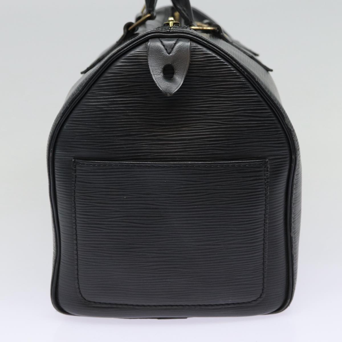 LOUIS VUITTON Epi Speedy 30 Hand Bag Noir Black M43002 LV Auth 88366