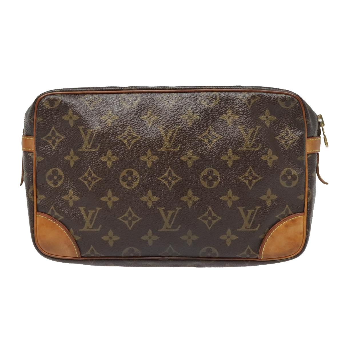 LOUIS VUITTON Monogram Compiegne 28 Clutch Bag M51845 LV Auth 88381 - 0