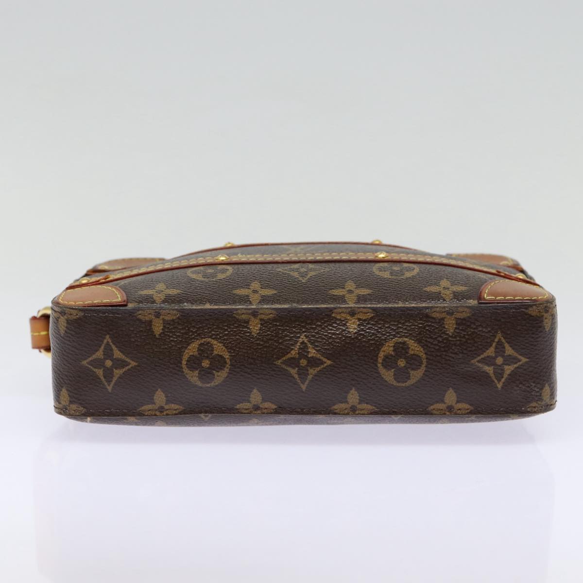 LOUIS VUITTON Monogram Soft Trunk Posh Clutch Bag M44779 LV Auth 88388