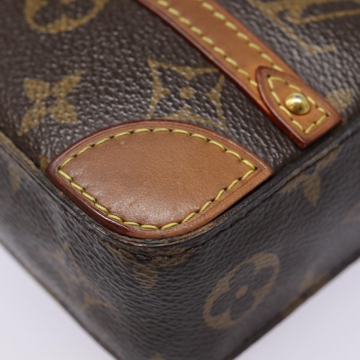 LOUIS VUITTON Monogram Soft Trunk Posh Clutch Bag M44779 LV Auth 88388