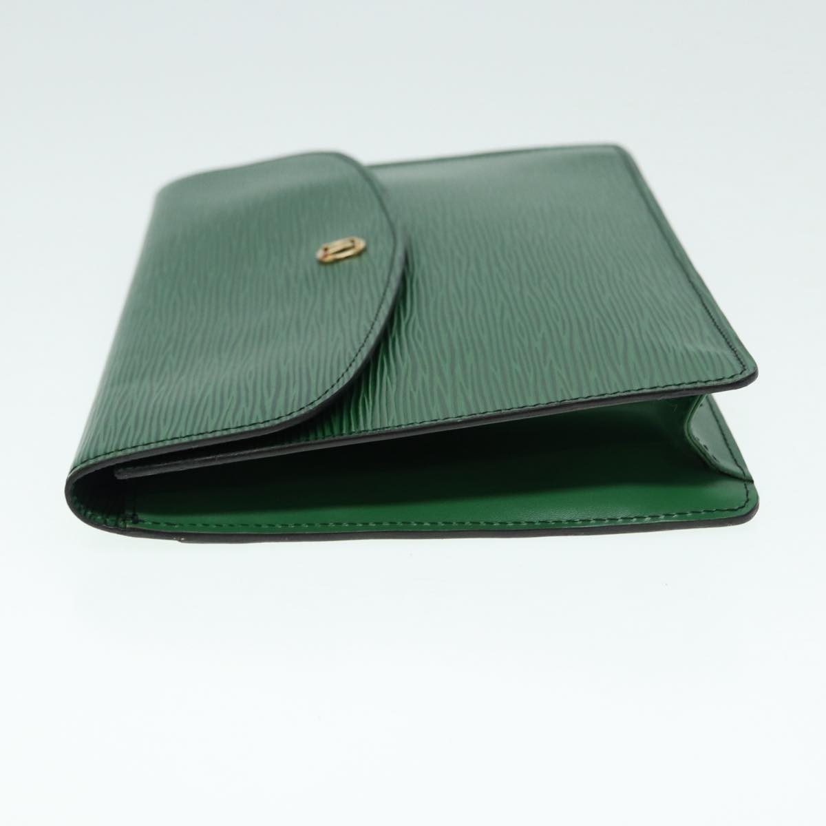 LOUIS VUITTON Epi Montaigne 27 Clutch Bag Green M52654 LV Auth 88397