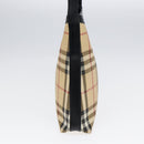 BURBERRY Nova Check Shoulder Bag PVC Beige Auth 88400-3
