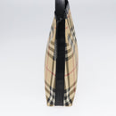 BURBERRY Nova Check Shoulder Bag PVC Beige Auth 88400-4