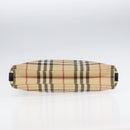 BURBERRY Nova Check Shoulder Bag PVC Beige Auth 88400-5