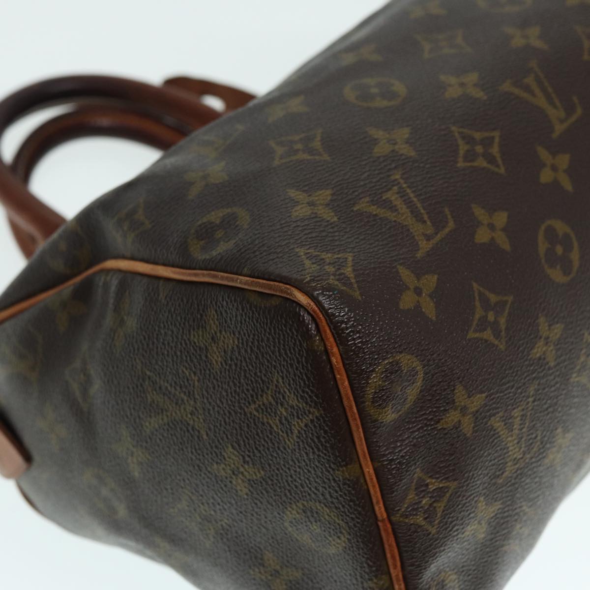 LOUIS VUITTON Monogram Speedy 25 Hand Bag M41528 LV Auth 88402