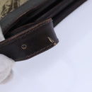 CELINE C Saluki Shoulder Bag Canvas Beige Auth 88426-9