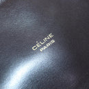 CELINE C Saluki Shoulder Bag Canvas Beige Auth 88426-19