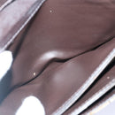 CELINE C Saluki Shoulder Bag Canvas Beige Auth 88426-23