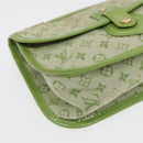 LOUIS VUITTON Monogram Mini Trousse Marie Kate Pouch Green M92935 Auth 88437V-16