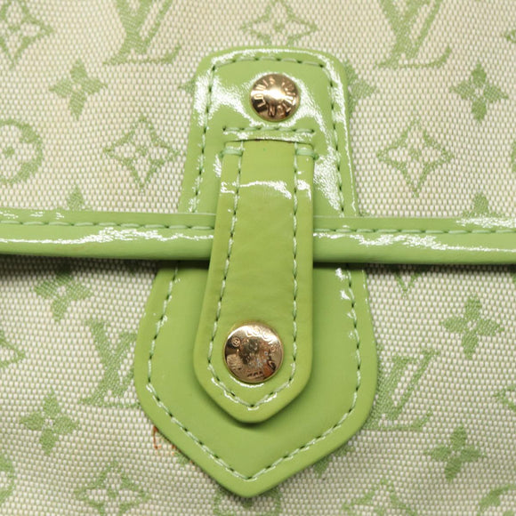 LOUIS VUITTON Monogram Mini Trousse Marie Kate Pouch Green M92935 Auth 88437V