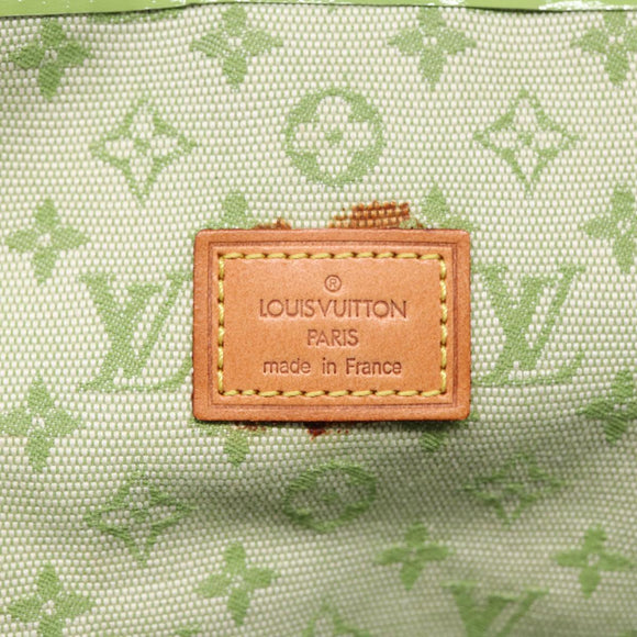 LOUIS VUITTON Monogram Mini Trousse Marie Kate Pouch Green M92935 Auth 88437V