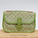 LOUIS VUITTON Monogram Mini Trousse Marie Kate Pouch Green M92935 Auth 88437V-12