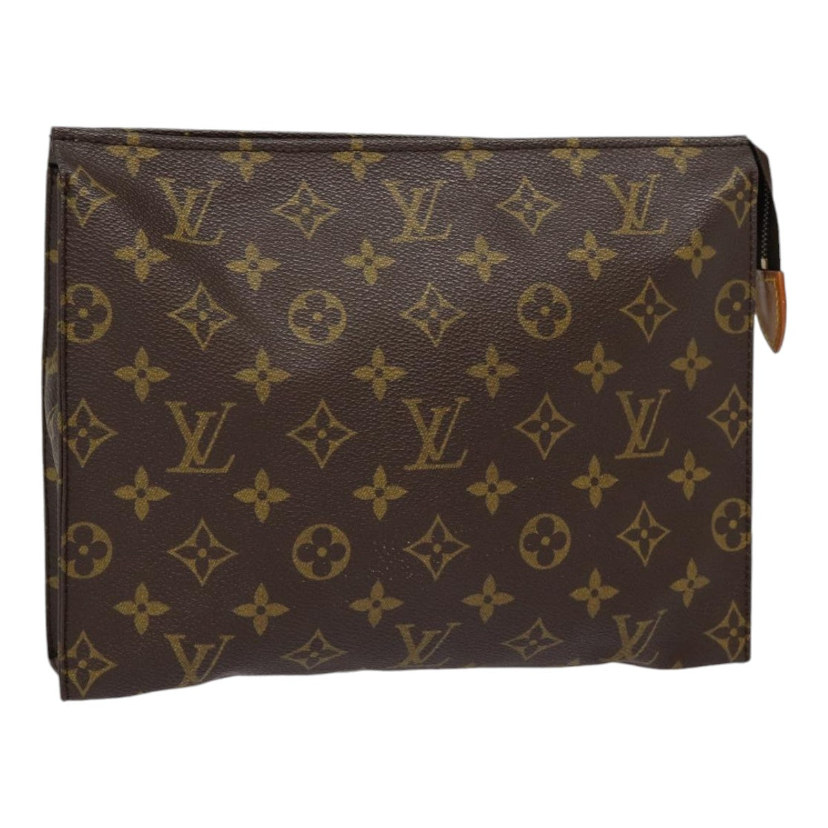 LOUIS VUITTON Monogram Poche Toilette 26 Pouch M47542 LV Auth 88452