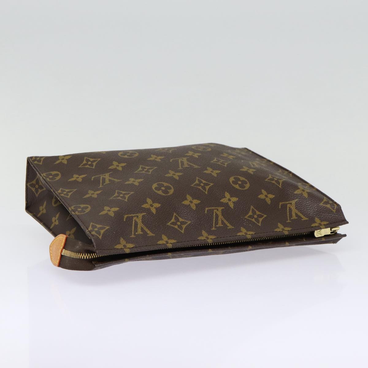 LOUIS VUITTON Monogram Poche Toilette 26 Pouch M47542 LV Auth 88452