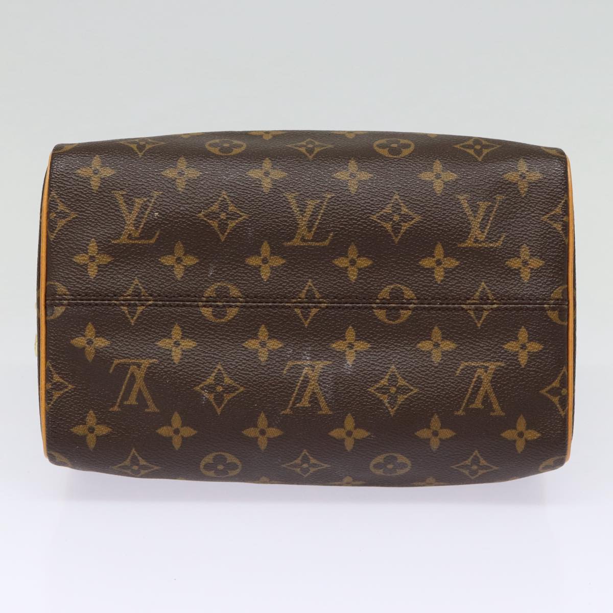 LOUIS VUITTON Monogram Trousse Patte Pression Cosmetic Pouch M47636 Auth 88458