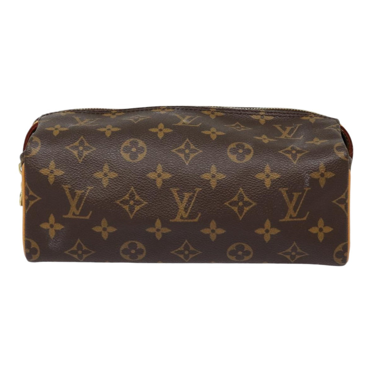 LOUIS VUITTON Monogram Trousse Patte Pression Cosmetic Pouch M47636 Auth 88458