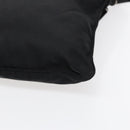 PRADA Shoulder Bag Nylon Black Silver Auth 88470-16