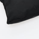 PRADA Shoulder Bag Nylon Black Silver Auth 88470-9