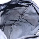 PRADA Shoulder Bag Nylon Black Silver Auth 88470-20