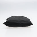 PRADA Schultertasche Nylon Schwarz Silber Original 88470-5