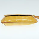 LOUIS VUITTON Monogram Vernis Thompson Street Bag Lime Yellow M91071 Auth 88473-5