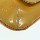 LOUIS VUITTON Monogram Vernis Thompson Street Bag Lime Yellow M91071 Auth 88473-15