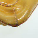LOUIS VUITTON Monogram Vernis Thompson Street Bag Lime Yellow M91071 Auth 88473-16