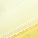 LOUIS VUITTON Monogram Vernis Thompson Street Bag Lime Yellow M91071 Auth 88473-18