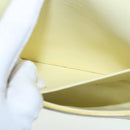 LOUIS VUITTON Monogram Vernis Thompson Street Bag Lime Yellow M91071 Auth 88473-21