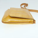 LOUIS VUITTON Monogram Vernis Thompson Street Bag Lime Yellow M91071 Auth 88473-3