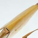 LOUIS VUITTON Monogram Vernis Thompson Street Bag Lime Yellow M91071 Auth 88473-6