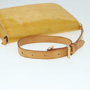 LOUIS VUITTON Monogram Vernis Thompson Street Bag Lime Yellow M91071 Auth 88473-7
