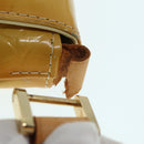 LOUIS VUITTON Monogram Vernis Thompson Street Bag Lime Yellow M91071 Auth 88473-9