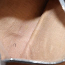 FENDI Celeria Hand Bag Leather Silver Auth 88496-22