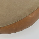 GUCCI Schoudertas Canvas Leer Beige Bruin Zilver 109210 Auth 88498-14