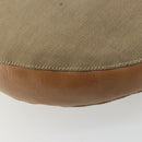 GUCCI Schoudertas Canvas Leer Beige Bruin Zilver 109210 Auth 88498-9