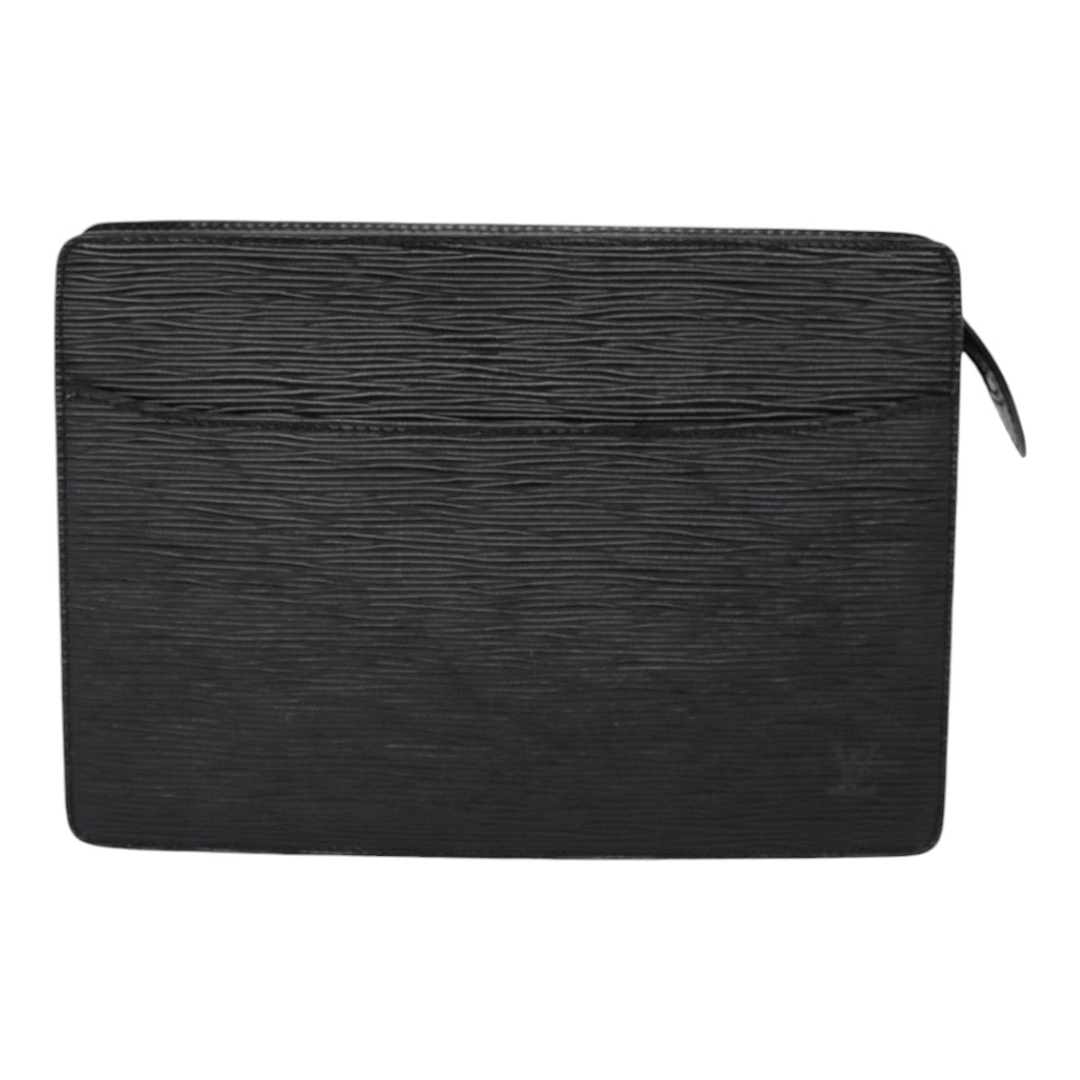 LOUIS VUITTON Epi Pochette Homme Clutch Bag Black Noir M52522 LV Auth 88507