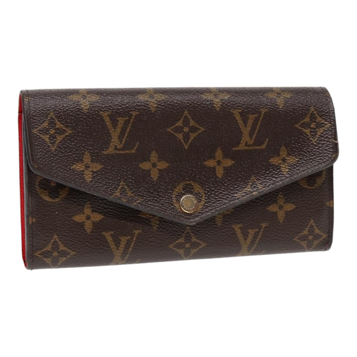 LOUIS VUITTON Monogram Portefeuille Sarah Long Wallet Coklico M62236 Auth 88517