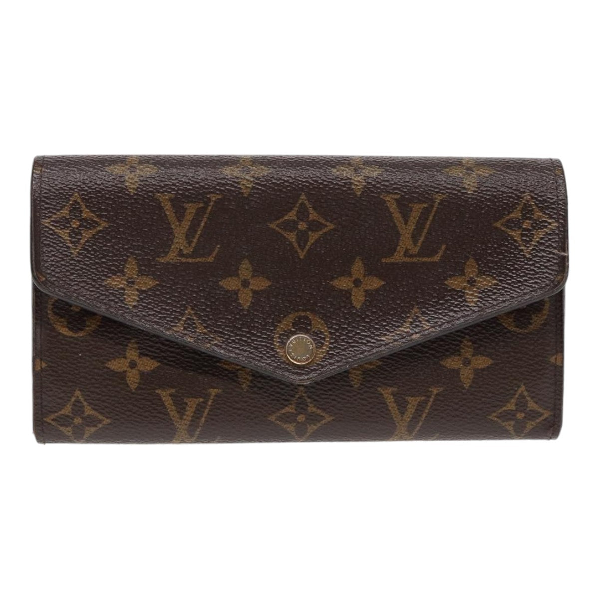 LOUIS VUITTON Monogram Portefeuille Sarah Long Wallet Coklico M62236 Auth 88517