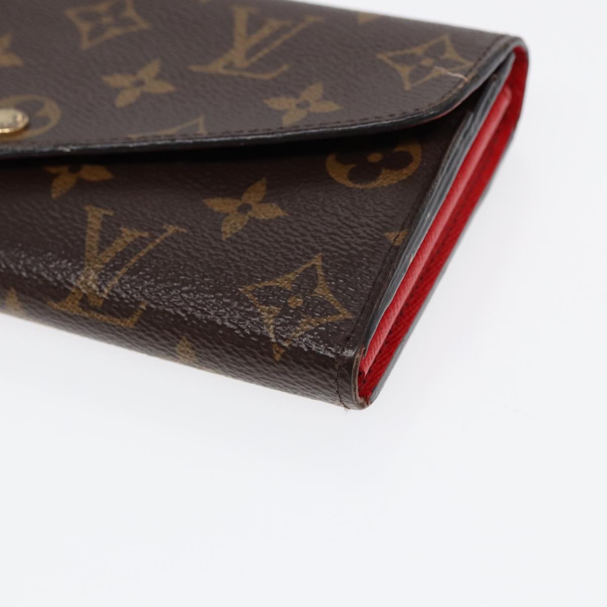 LOUIS VUITTON Monogram Portefeuille Sarah Long Wallet Coklico M62236 Auth 88517