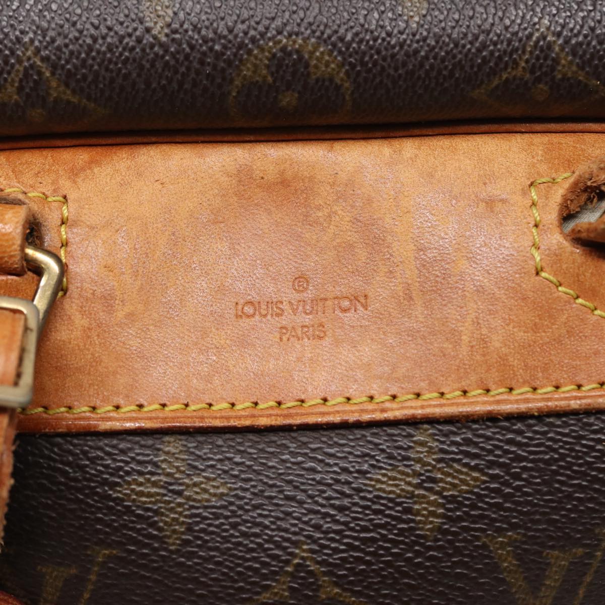 LOUIS VUITTON Monogram Deauville Hand Bag M47270 LV Auth 88554